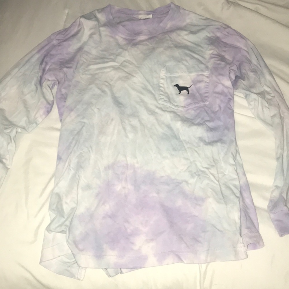 PINK Tie Dye Long Sleeve